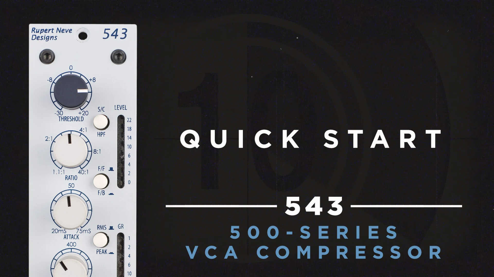 543 Compressor (500 Series) — Rupert Neve Designs